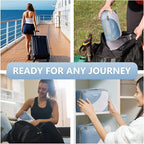 8 Set Packing Cubes for Travel, Gifts for Women Mom,Anti-Tearing Suitcase Organizer for Luggage with Shoe & Hanging Toiletry 