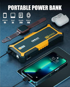 GOOLOO GP3000 3000A Jump Starter,12V Car Battery Jump Starter for up to 9.0L Gas Engines & 7.0L Diesel, Supersafe Lithium