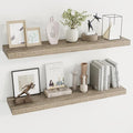 Dreamland 40 Inches Floating Shelves for Wall,9.3 Inch Deep Floating Shelves Set of 2, Large Display & Storage Shelf, Wall Sh