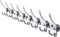 Dseap Coat Rack Wall Mount - 29.5” Long 8-Tri-Hooks Heavy Duty Coat Hanger Rail Wall Hooks for Hanging Coats Hats Clothing Cl