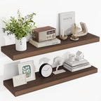 36 Inch Floating Shelves, 36"x9.25"x1.5" Inch Deep Floating Shelves for Wall, Wooden Shelves for Bathroom, Bedroom, Living Ro