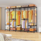 Ulif H50 Extra Large Clothes Rack, Heavy Duty Garment Rack, Freestanding Portable Closet, Clothing Racks for Hanging Clothes,