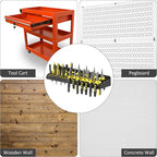 UNITEDPOWER Pliers Holder, Wall Mount Storage Rack Organizer for Workshop, Shed, Garage, Home, Stores up to 12 Pliers or Smal