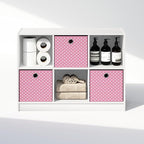 Furinno Cubic Closet Organizers and Storage, 6-Cube Closet Organizer with Bins, Open Shelf Storage, for Wardrobe, Bedroom, Li