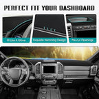 FIILINES Dash Cover Fit for Ford Expedition 2018-2021 (Only fits 4.3-inch Touch Screen Dashboard. Not fits 12-inch/15.5-inch 