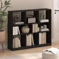 Furinno DALY Book Shelf, 8-Cube Bookshelf, Horizontal Cube Storage Organizer Bookcase, 10.9 x 47.2 x 39.4, for Living Room, B