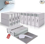 ALCOVA 10 Pack Bed Sheet Organizers and Storage with 1 Bed Sheet Tucker