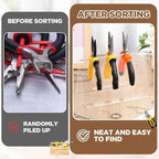 CroBlissful 2 Pcs Jewelry Pliers Rack Acrylic Pliers Organizer 8 x 5 x 4 Inch Jewelry Tool Holder Mini Desk Tool Organizer fo