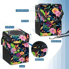 Car Trash Can – Multi-Purpose, Lightweight and Portable with Durable Water-Resistant Coating, No Installation Required, Practical and Ample Capacity, Variety of Colors.Rose Flower