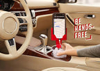Cup Holder Phone Holder Mount for Car - Universal Adjustable Expander Cradle Hands-Free Driving - Compatible with All Smartphones Car Mount for iPhone Samsung Google Android Mobile Accessories Red