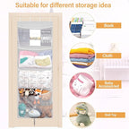 Woodoulogy Hanging Stuffed Animal Storage, Over Door Large Plush Toy Organizer with Metal Hook, Baby Accessory Holder Idea fo