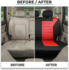FH Group Automotive Car Seat Covers Rear Set Premium 3D Air Mesh Seat Covers, Airbag Compatible and Split Bench Cover Univers