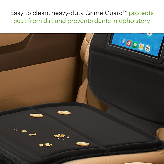 Munchkin Car Seat Cover with Tablet Holder for Under Baby Car Seats and Toddler Booster Seats, Elite Seat Guardian Protector,