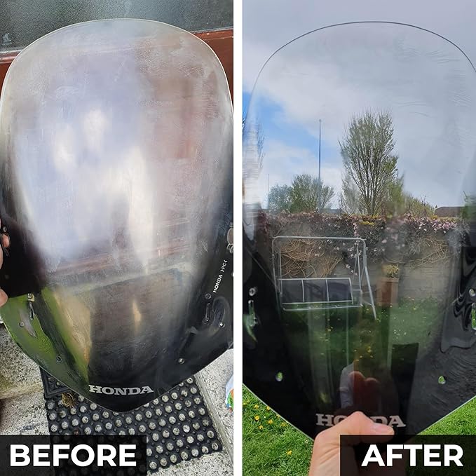 Glass Polish DIY Headlights Restoration and Polishing Kit – Permanent Headlight & Tail-Light Restoration, Restores As-New Con