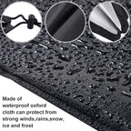 Side View Mirror Cover Auto Rearview Protection Cover Snow Ice Mirror Covers Exterior Rear View Accessories Universal Size for Cars, Black (4 Pieces)