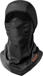 AstroAI 47.2" Ice Scrapers & Ski Mask Balaclava for Cold Weather Black