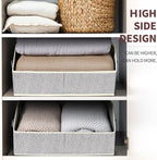 Homsorout Trapezoid Closet Shelf Organizer - Large Baskets for Organizing, Fabric Storage Box for Shelves, Cube Storage Bins 