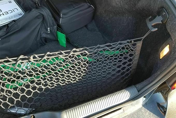 Trunk Organizer for Dodge Charger 2011-2019 - Mesh Car Trunk Organizer - Cargo Net for Sedans - Nylon Mesh Netting -
