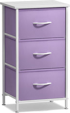 Sorbus Nightstand with 3 Drawers - Bedside Furniture & Accent End Table Chest for Home, Bedroom Accessories, Office, College 