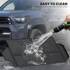 LASFIT Cargo Mat&Backrest Mat for Toyota 4Runner 2025-2026 (Only Fit 7-Seats), All Weather TPE Custom Fit Easy Clean Durable No-Curling Cargo Liner for 6th gen 4 Runner Cargo Mat, Black