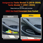 for Tesla Model Y Trash Can Tesla Model 3 Trash Bin for 2018-2024 Tesla Small Car Trash Can for Side Door Model 3 Front Right Door Trash Garbage Bin w/Lid (Tesla Right Side)