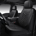 CAR PASS 3D Foam Mesh Leather Car Seat Covers Front Seats, Breathable Two Front Seat Cover for Cars, Comfortable Universal Fi