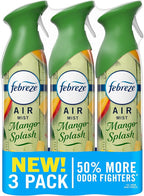 Febreze Air Mist, Air Freshener Spray, Odor Fighting Room Spray, Deodorizer for Home Bathroom Kitchen Office Apartment Dorm R