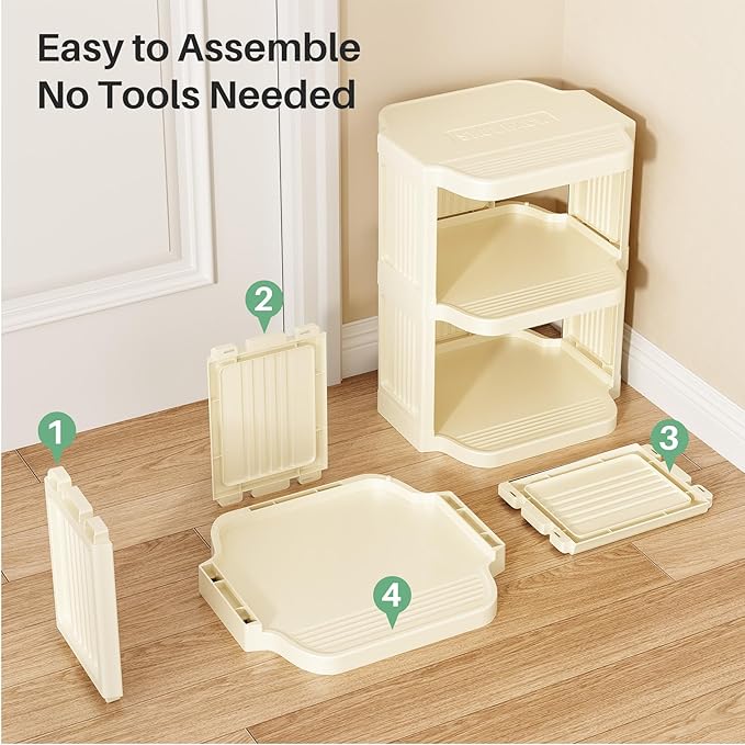 Kitstorack Vertical Shoe Rack: 8 Tiers Stackable Shoe Rack for Closet DIY Free Standing Shoe Organizer Small Shoe Shelf for S