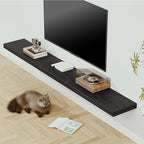 Vivelove 72 Inches Floating Shelves Wall Mounted, 12" Deep Wall Shelves for Bedroom, Bathroom, Living Room, Kitchen, Office, 
