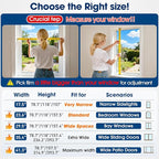 Coavas One Way Privacy Window Film, Sun Blocking Reflective Window Film See Out Not in, Heat Control Window Tint for Home, Anti UV Static Cling for Windows Office Door (Silver, 23.6 x 78.7 inches)