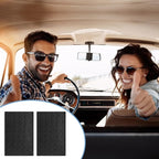 AceOrbit 4 Pcs Extra Large Car Non-Slip Sticky Dashboard Pad 11"x7" Universal PU Sticky Dash Mat for Phones Sunglasses Keys A