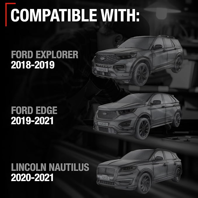 T1A Front/Rear Bumper Parking Aid Sensor, 4-pc - Compatible with 2018-2019 Ford Edge, 19-21 Ford Explorer; 20-21 Lincoln Naut