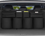 SURDOCA Car Trunk Organizer, LARGE CAPACITY Car Storage Bag with 8 Pockets, 7X Upgraded Trunk Storage Organizer for Car, SUV, Truck, MPV