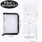 Earring Organizer Case Travel Jewelry Organizer Transparent Jewelry Storage Book for Necklace Bracelet Ring Holder with Small