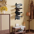 Cowboy Hat Rack for Wall Hat Organizer for 10 Baseball Caps and 3 Cowboy Hat with Solid Wood Arrow Hat Holder Cowgirl Hat Han