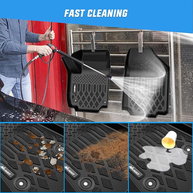 Nilight TPE Floor Mats for Chevy Equinox GMC Terrain (Fuel Model Only) 2025 2026 All Weather Custom Fit Heavy Duty Floor Liners