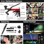 Survival First Aid Kit, 190 Pcs Survival Gear and Medical Supplies, Military IFAK EMT Molle Tactical Pouch for Outdoor, Campi