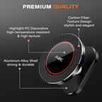 A2C All-Metal Gym Magnetic Phone Holder, High-End Workout Gift for Men Women [Strongest Dual Magnet] Attach to Iron Metal Portable Integrated Gym Phone Mount for iPhone 17 16 15 14 13 12 Series(Black)