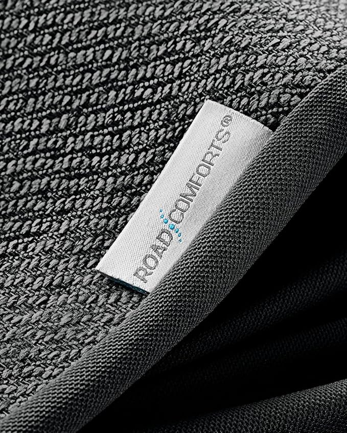 Road Comforts Car Seat Covers for Front Seat, Low Back Heavy Duty Breathable Flax Seat Protector, Airbag, Not Seat Belt Compa
