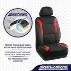 Skechers Memory Foam Car Seat Covers, Air Cool Mesh Thick Seat Covers, Car Seat Covers Front Seats Airbag Compatible, Automot