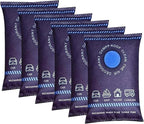 Humidity Bags, 6 Pack Dehumidifier Bags, 200g Reusable Humidity Absorber Portable Anti Fog Car Dehumidifier for Vehicle, New