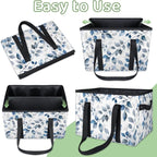 Reusable Grocery Bag, Foldable Large Shopping Tote Bag for Groceries Kitchen Picnic Car Trunk