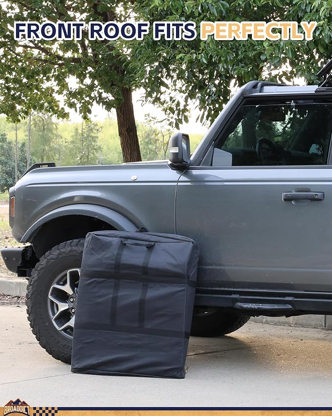 Hard Top Storage Bag fit for Fit for 2021-2026 Ford Bronco 4-Door and 2-Door Front Top