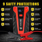 Scatach 5000A Jump Starter, 12V Jump Starter Battery Pack Portable (up to 9.0L Gasoline and 7.0L Diesel Engine), Car Battery