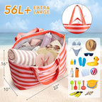KALIDI 60L Extra Large Duffle Bag, Beach Tote Zipper Utility Oversized Weekender Carrier Travel Shopping Reusable Grocery Bag