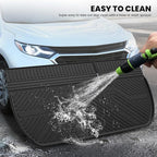 LASFIT Trunk Mat with Backrest Mat for Chevrolet Chevy Traverse 2009-2017/Buick Enclave 2008-2017, All Weather TPE Custom Fit Cargo Mat Trunk Liner with Backrest Mat, Black