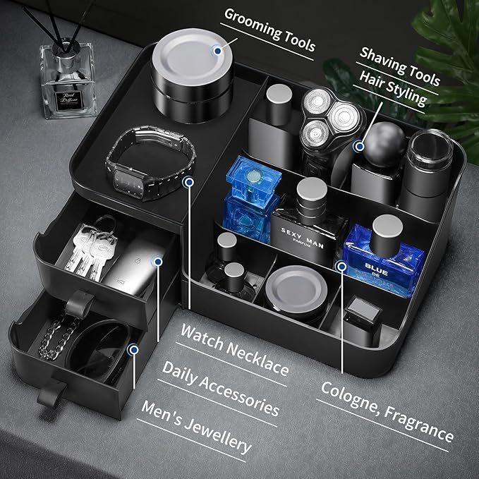 Cologne Organizer for Men,Dresser Organizer, Mens Organizers,Perfume Organizers, Cologne Stand, Organizador de Perfumes,Shelf