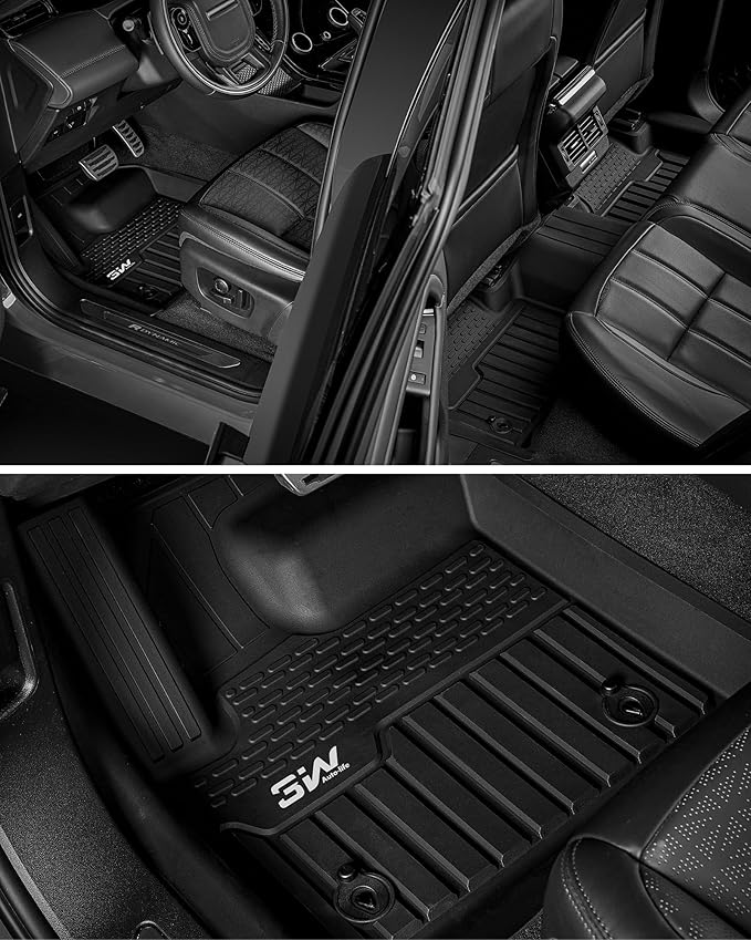 3W Cargo Liner Fit for 2024-2025 2026 Chevrolet Chevy Equinox EV (Non Fuel), TPE All Weather Custom Fit for Chevrolet Equinox EV (Non Fuel) Accessories Cargo mat,Black