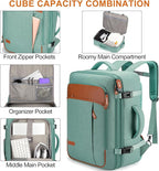 Lumesner Carry on Travel Backpacks, Extra Large 40L Flight Approved Bag for Men & Women,Expandable Suitcase Backpack With 4 P