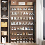Stackable Shoe Rack for Closet, 8 Tier Metal Heavy Duty Shoe Storage Organizer,Large Capacity Shoe Shelf Max Holds 38 Pairs o